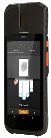 CredenceECO biometric device right side view